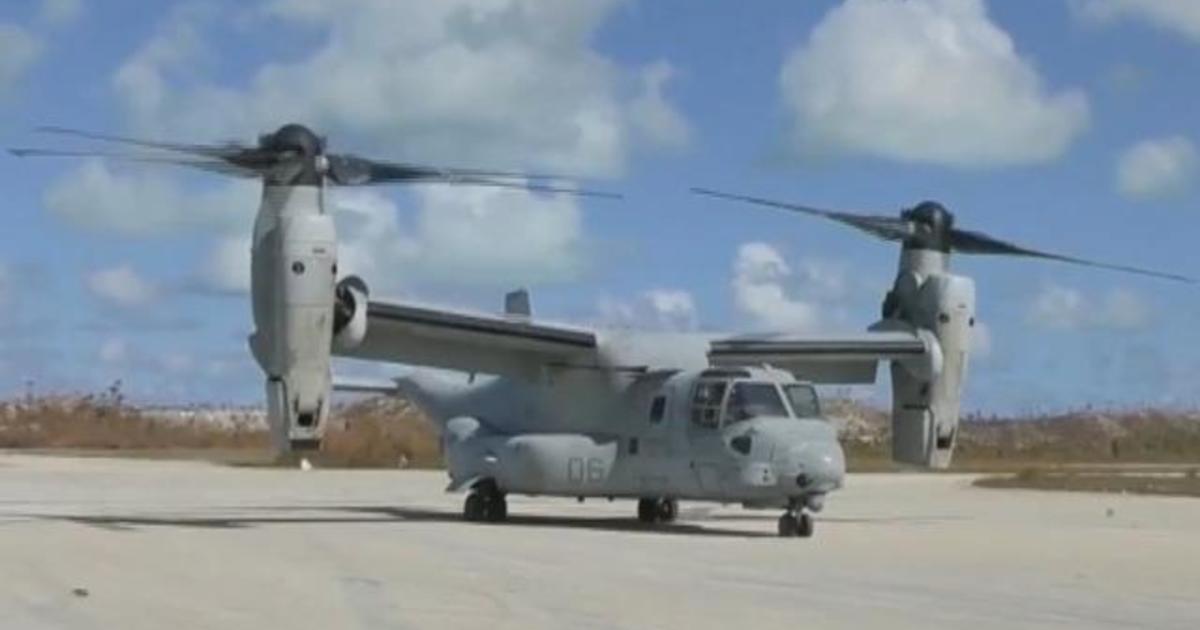 5 Marines killed in California Osprey crash CBS News