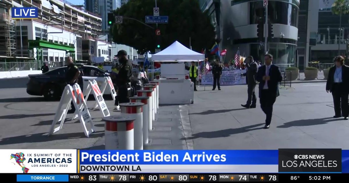 President Biden arrives in Los Angeles for the Summit of Americas CBS Los Angeles