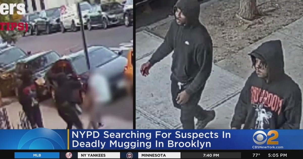 NYPD searching for suspects in deadly mugging in Brooklyn - CBS New York