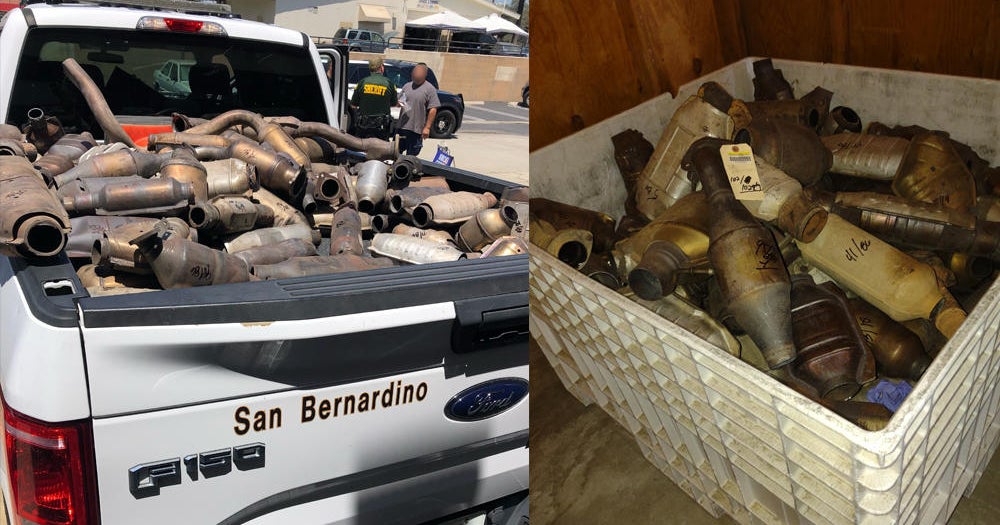 28 arrested, 112 stolen catalytic converters recovered from Inland