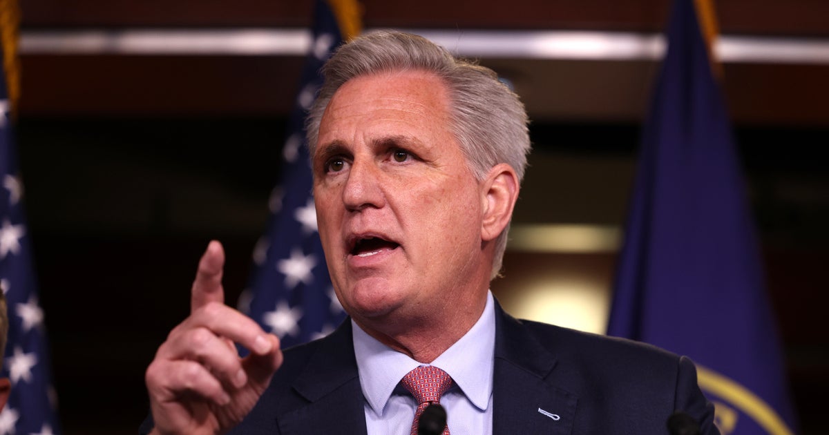 Kevin McCarthy unveils House GOP's big ideas midterm election agenda - CBS News