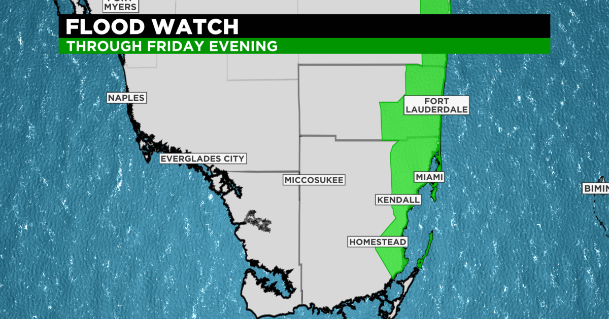 Miami Weather: Flood Watch in effect through Friday evening
