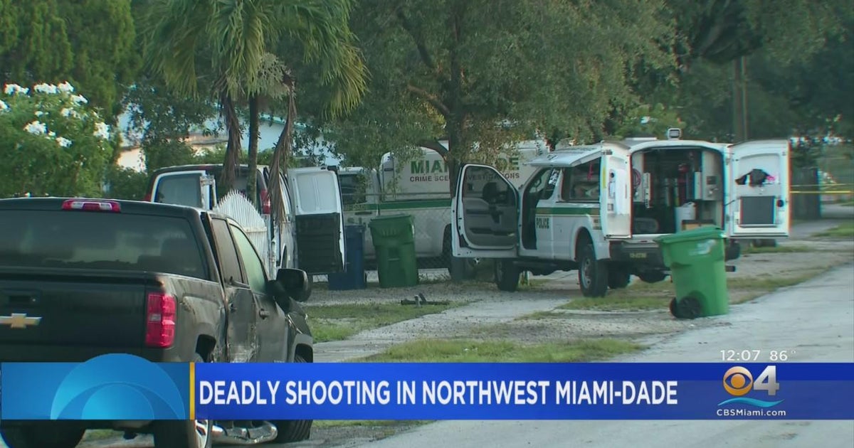 Deadly shooting in NW Miami-Dade - CBS Miami