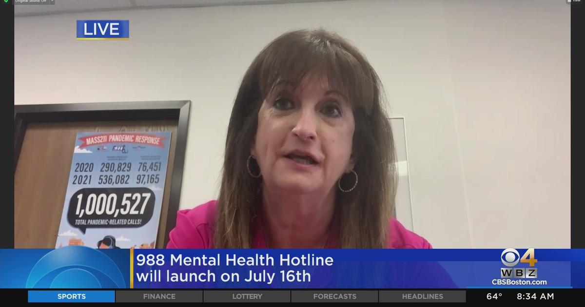 988 Mental Health Hotline for Massachusetts residents to launch July 16