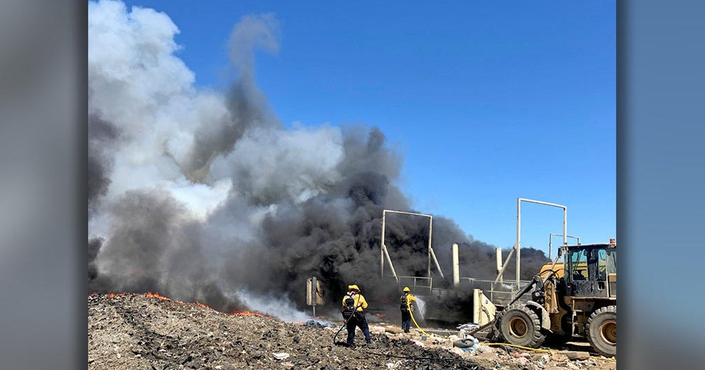 Cal Fire crews contain debris fire burning near Mountain House CBS
