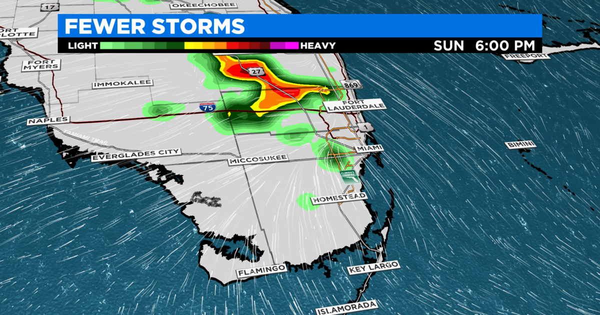 Miami Weather: 20% chance of storms this Sunday