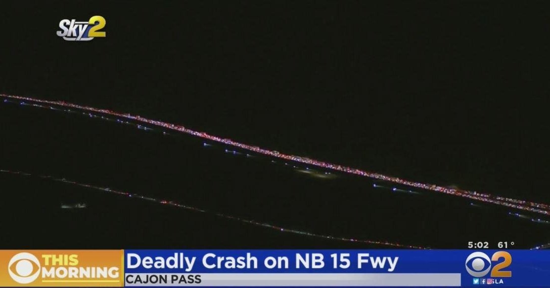 UPS driver killed when truck crashes in the Cajon Pass CBS Los Angeles