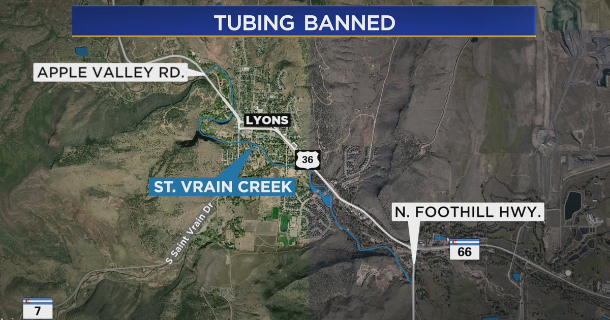 Tubing In Lyons Not Allowed Due To High Creek Levels CBS Colorado