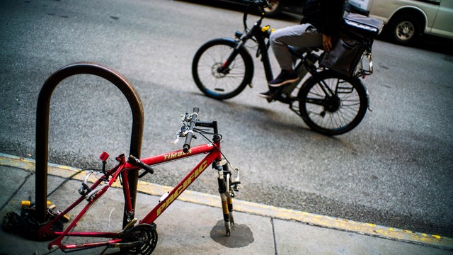 CORONAVIRUS have skyrocket bicycle thefts in NYC 