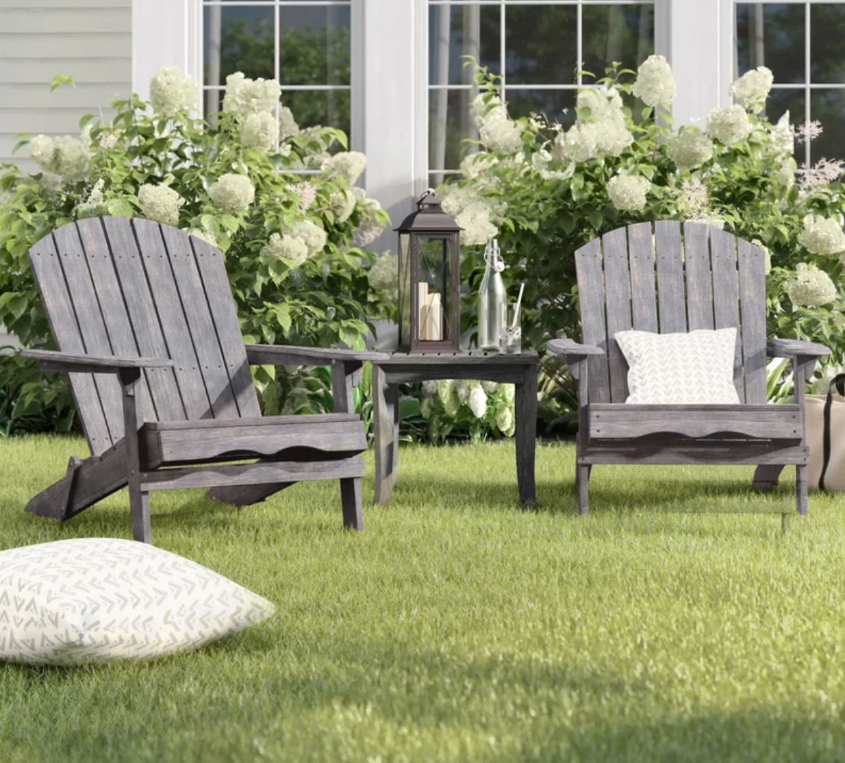 McCaysville solid wood folding Adirondack chairs 