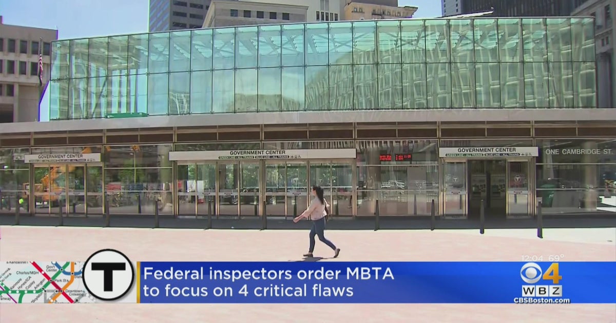 Federal inspectors order MBTA to focus on 4 critical flaws - CBS Boston