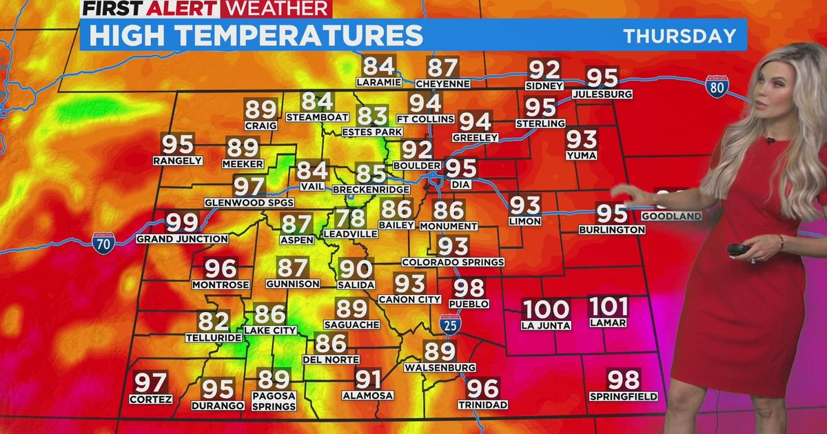 Denver Weather Temperatures Soar To End The Week CBS Colorado