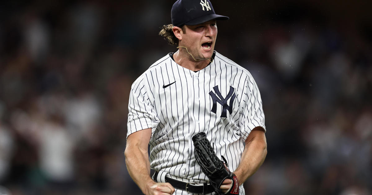 Gerrit Cole gets back on track, Yankees take advantage of shoddy Rays'  defense in win - CBS New York