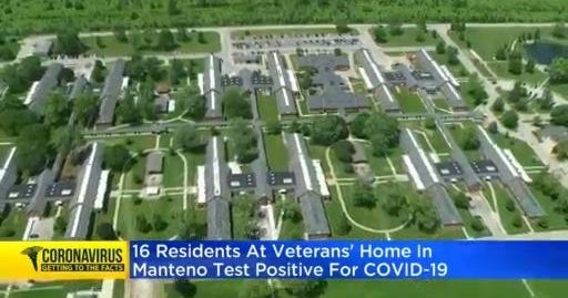 COVID outbreak at Manteno veteran's home CBS Chicago