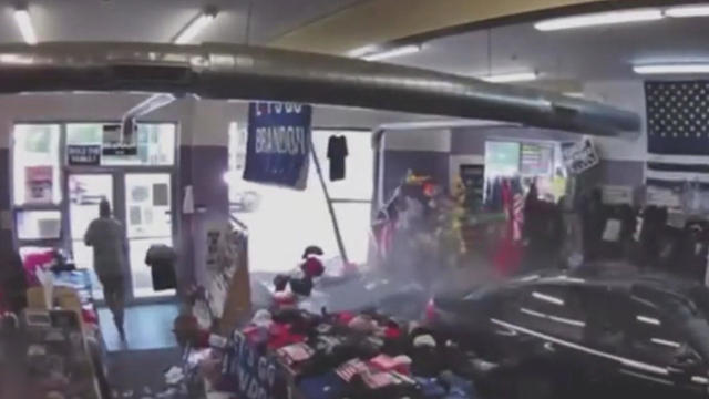 Easton trump store crash 