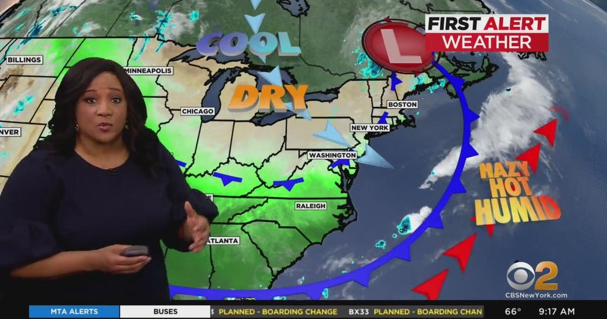 First Alert Weather: CBS2's 6/18 Saturday morning update - CBS New York