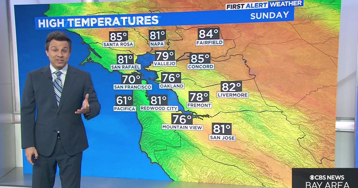 First Alert Weather Saturday Night Forecast - CBS San Francisco