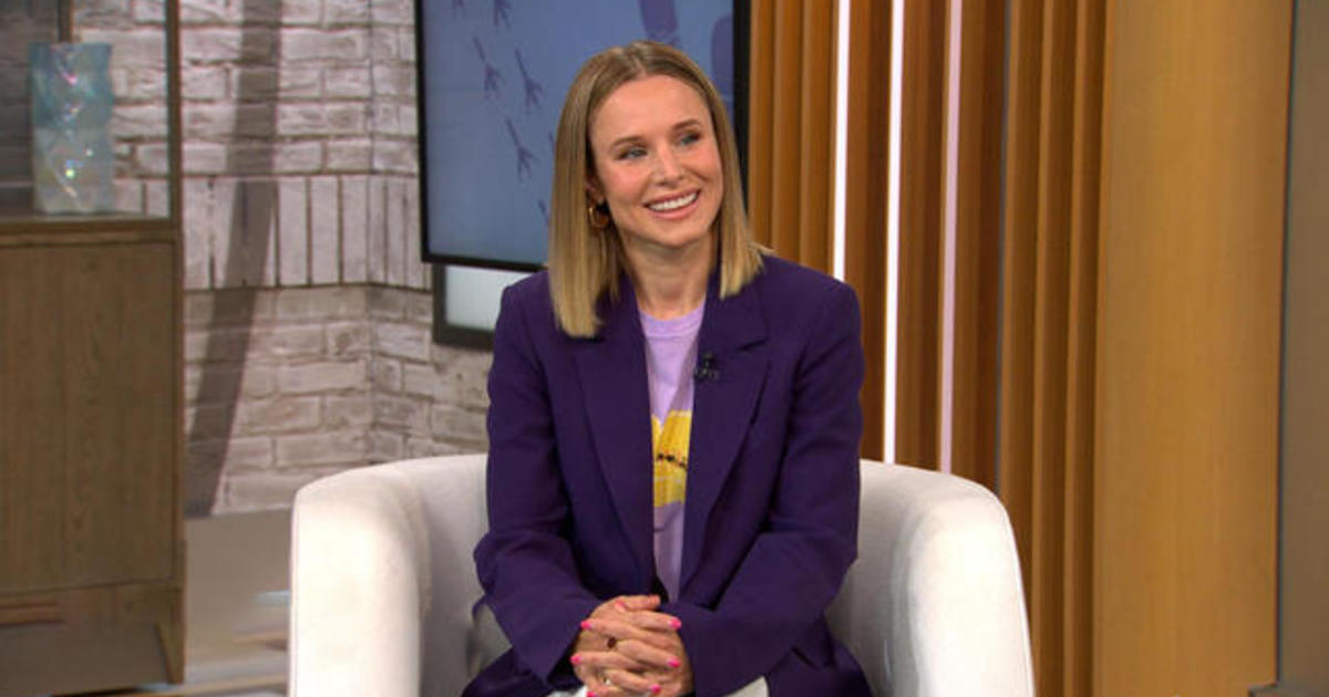 Kristen Bell on new book “The World Needs More Purple Schools” and podcast thumbnail