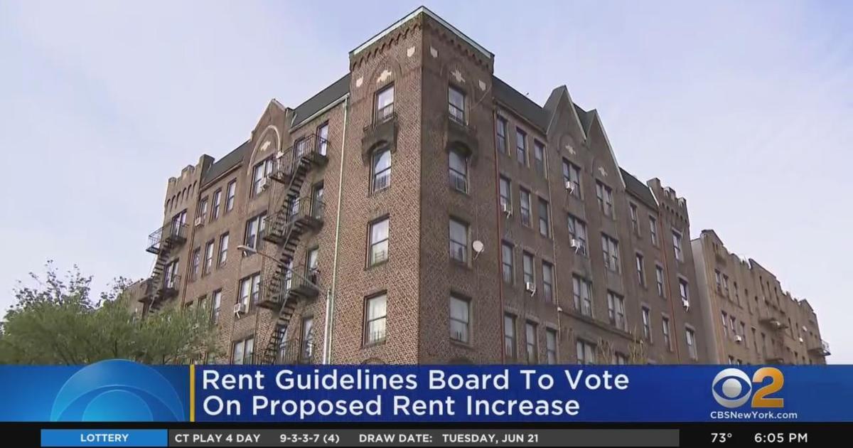 Rent Guidelines Board to vote on proposed rent increase CBS New York