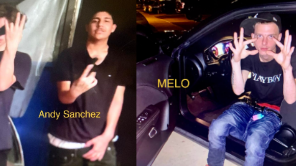 Andy Sanchez and "Melo" 