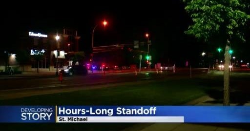 Hourslong standoff with suspected shooter in St. Michael continues into