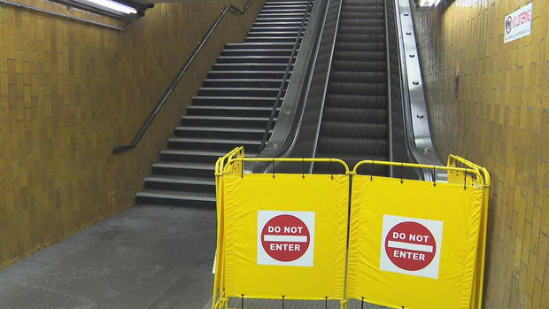 MBTA escalator 