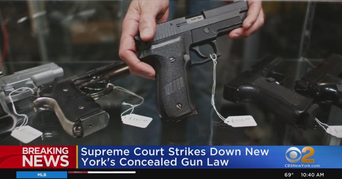 Special report Supreme Court strikes down New York's concealed carry law CBS New York
