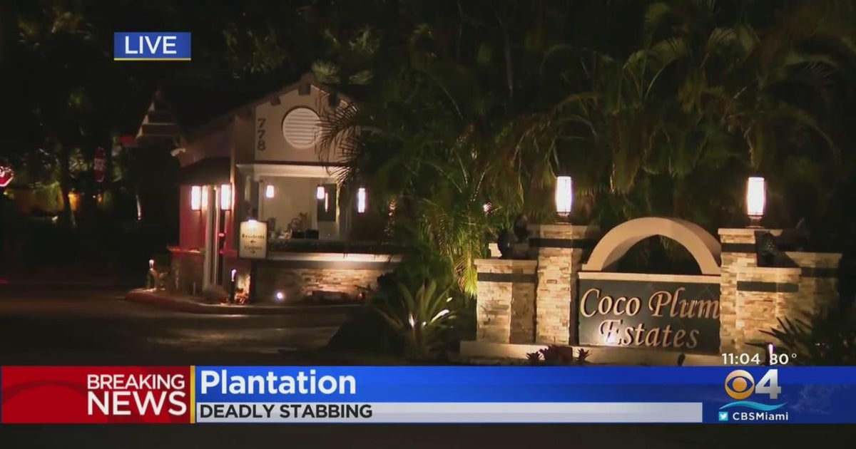 Person in custody after deadly stabbing in Plantation