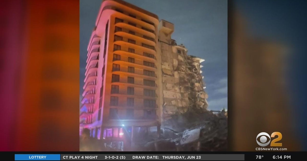 N.J. family recalls escape from Surfside condo collapse - CBS New York