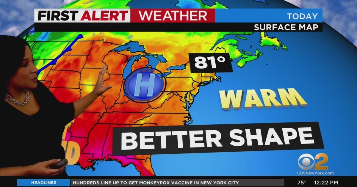 First Alert Weather: CBS2's 6/24 Friday afternoon update - CBS New York