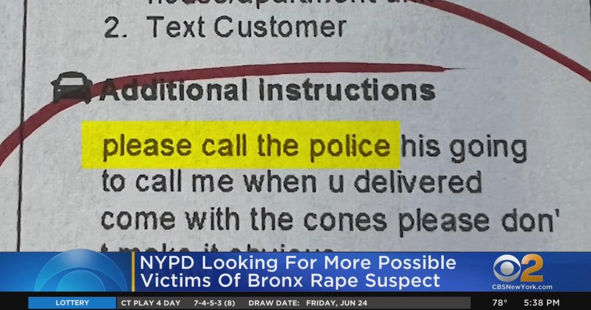NYPD looking for more possible victims of Bronx rape suspect - CBS New York