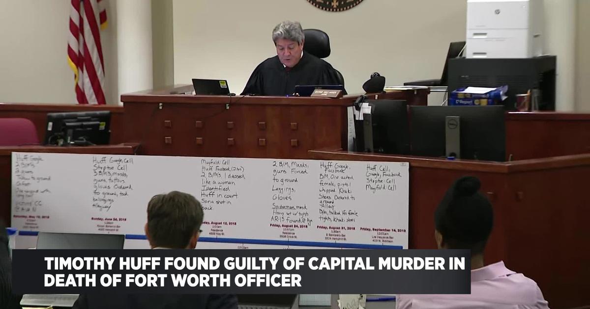 Huff found guilty of capital murder in death of Fort Worth Officer