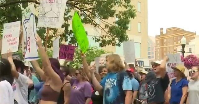 Supreme Court ruling on abortion sparks nationwide protests - CBS News