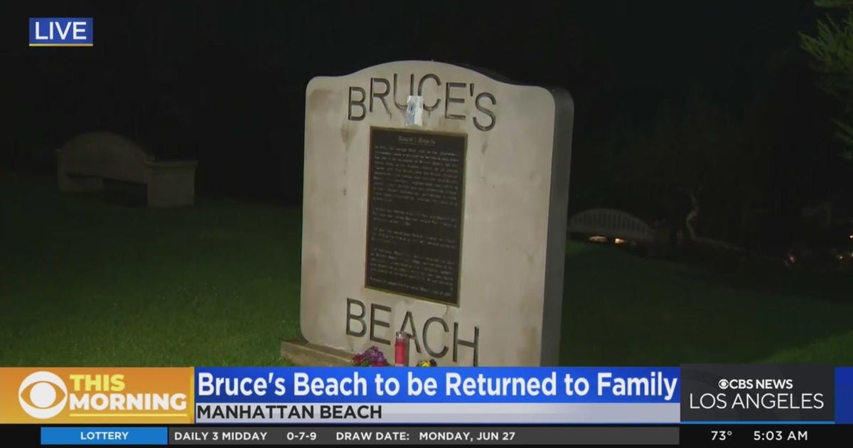 L.A. County plans to return Bruce's Beach property back to family CBS