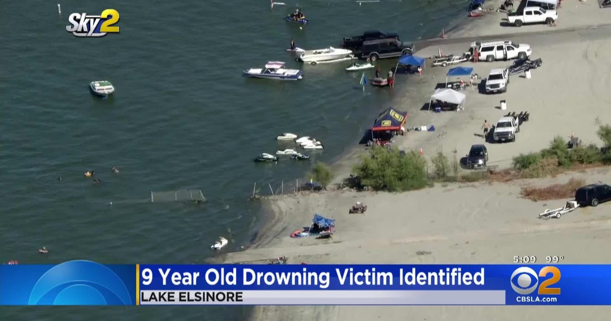 Riverside County Coroner's office identifies boy who drowned in Lake Elsinore CBS Los Angeles