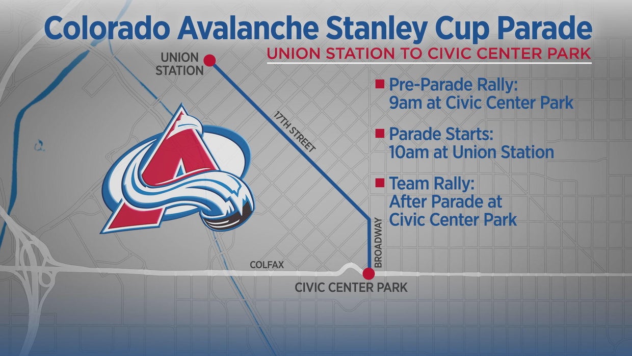 Road closures, RTD routes in flex during Avs parade, rally - CBS Colorado