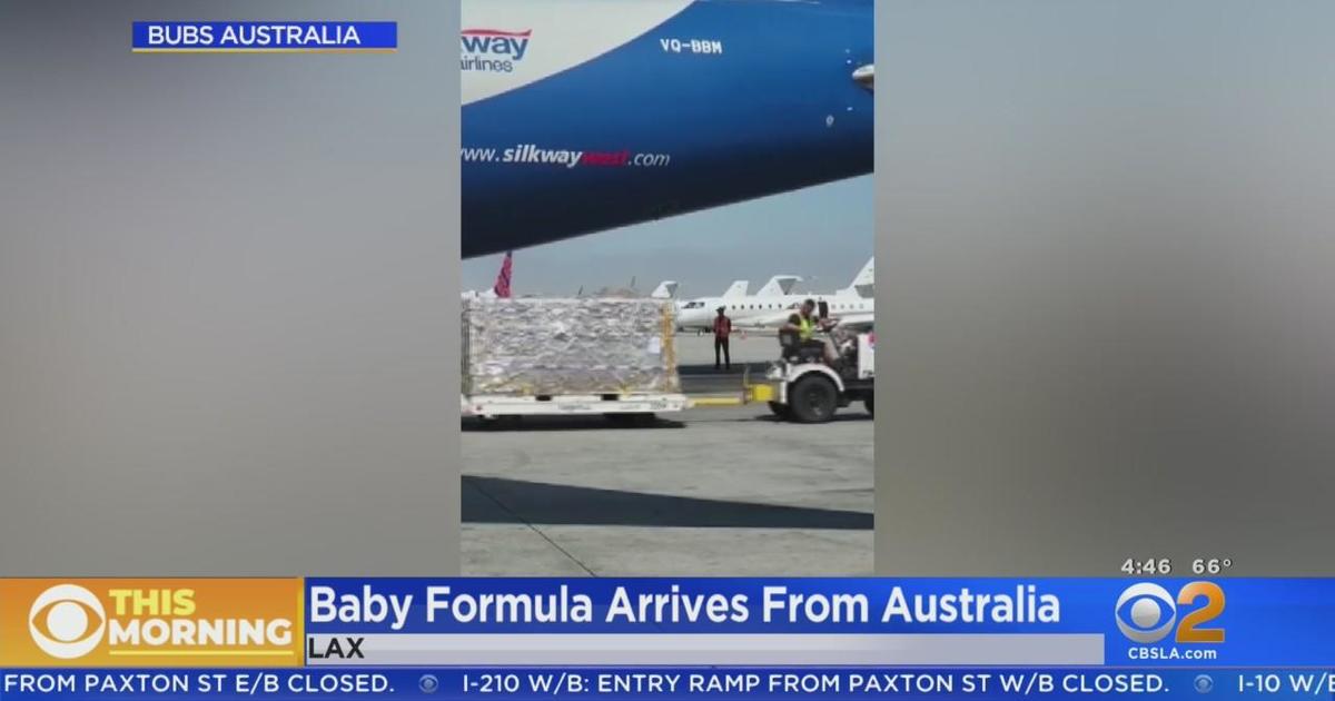 Another shipment of baby formula arrives from Australia