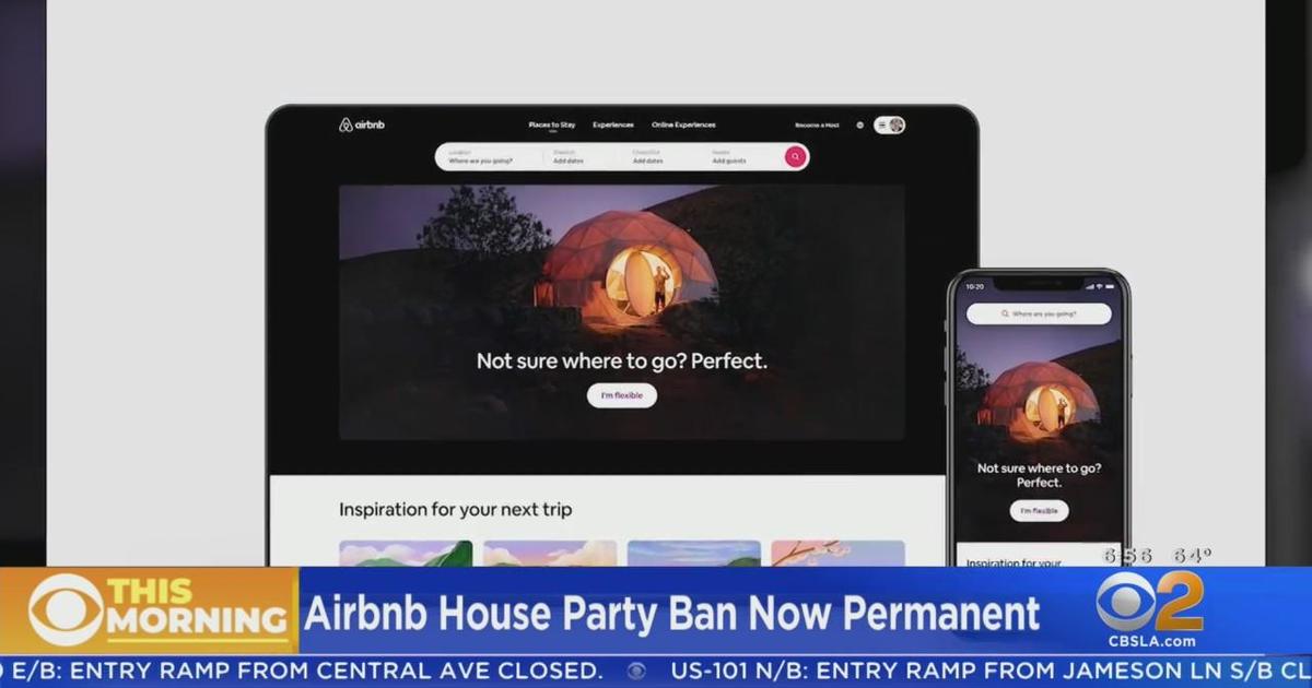 Airbnb permanently bans house parties