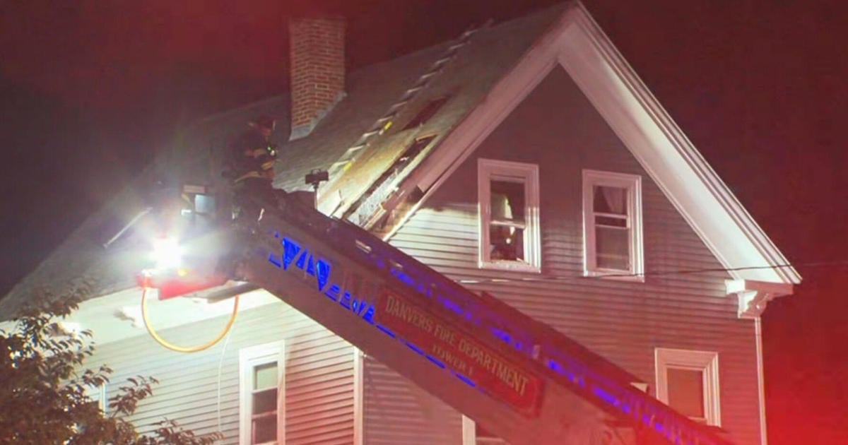 Lightning hits Danvers home during storm, sparking fire