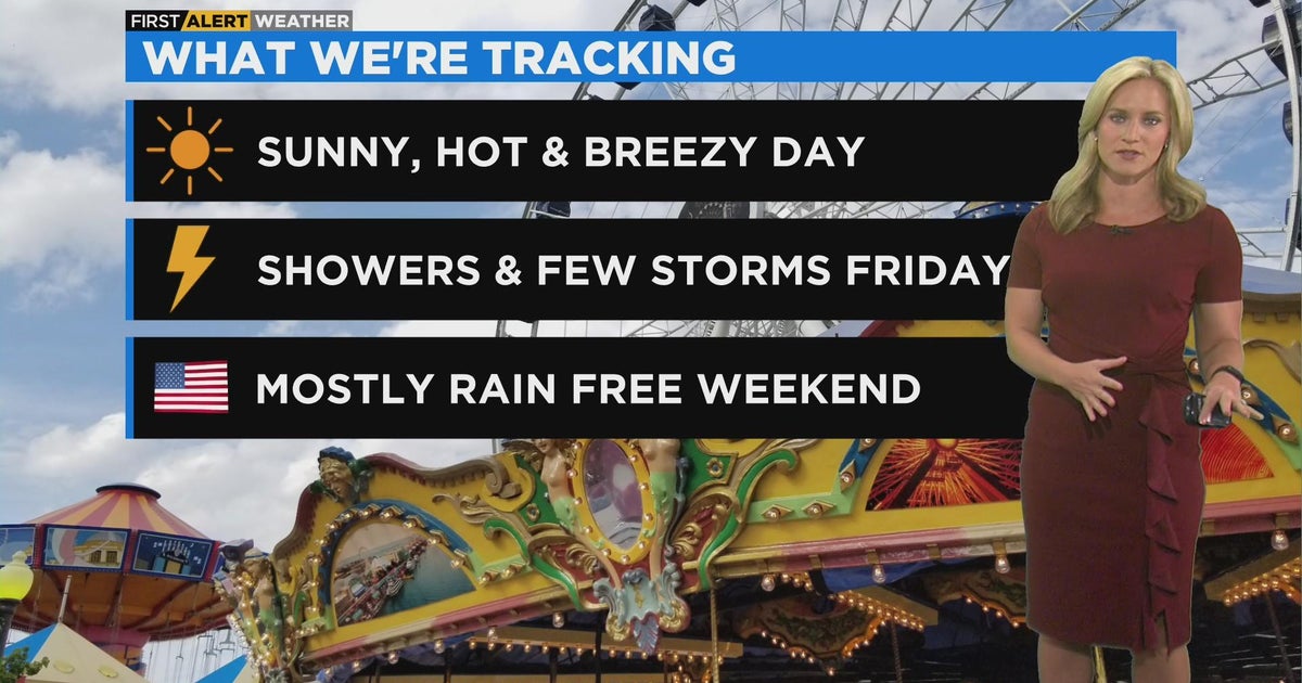 Chicago First Alert Weather: Temperatures in the 90s Thursday - CBS Chicago