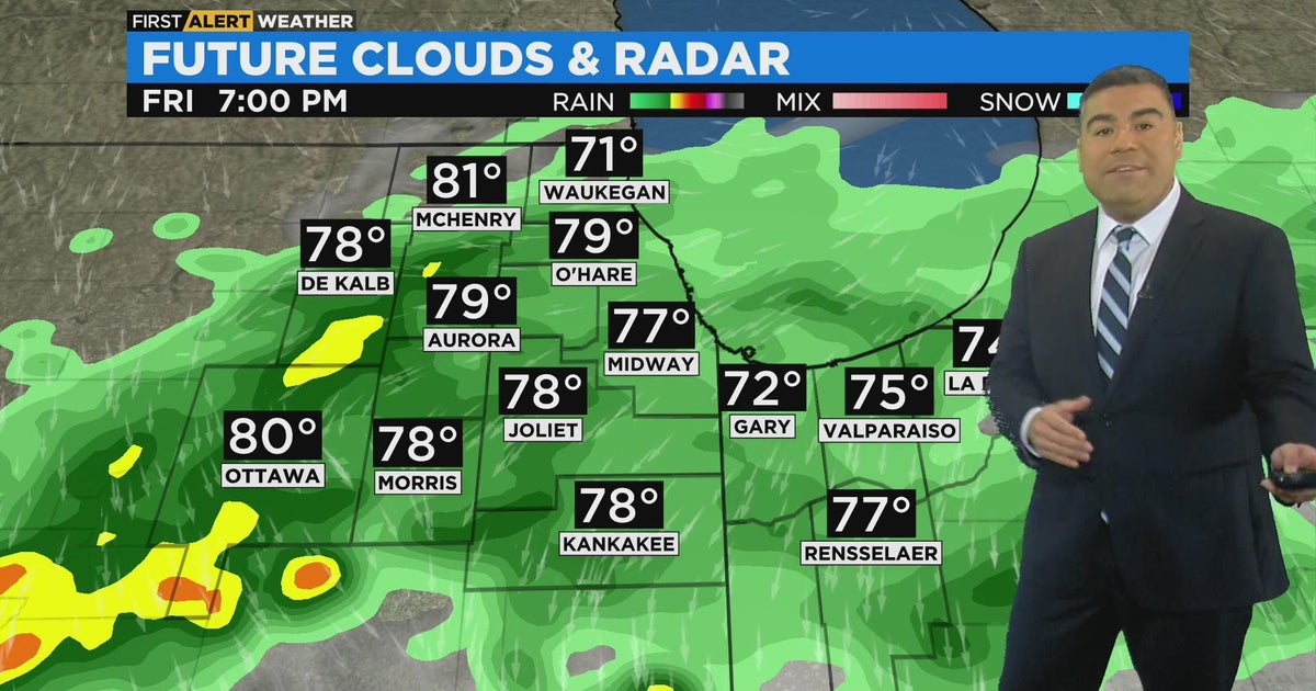 Chicago First Alert Weather: Showers on the way - CBS Chicago