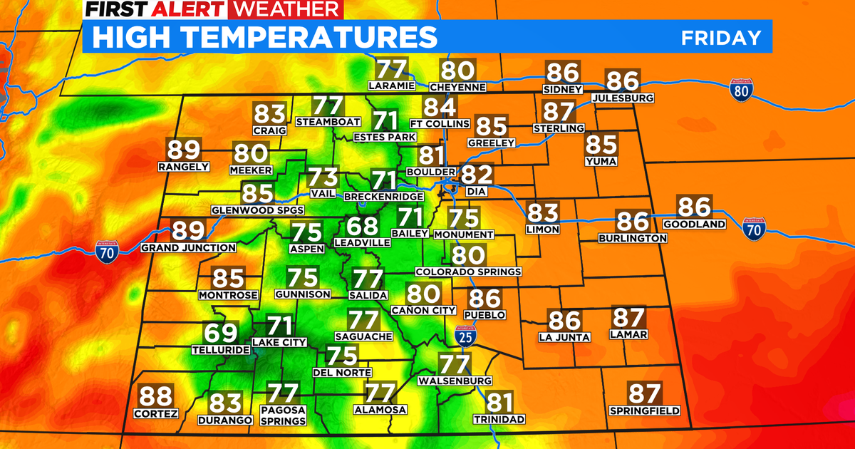Colorado Weather Scattered storms expected each afternoon through July Fourth CBS Colorado