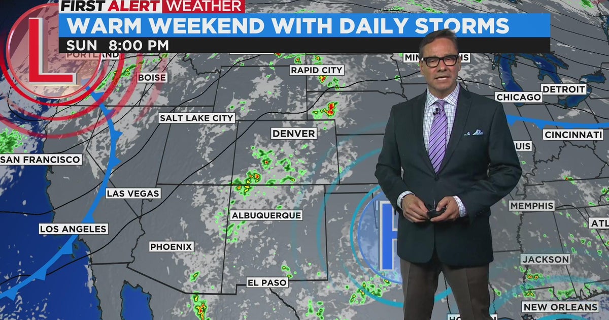 Daily Afternoon And Evening Showers And Storms Thru the 4th - CBS Colorado