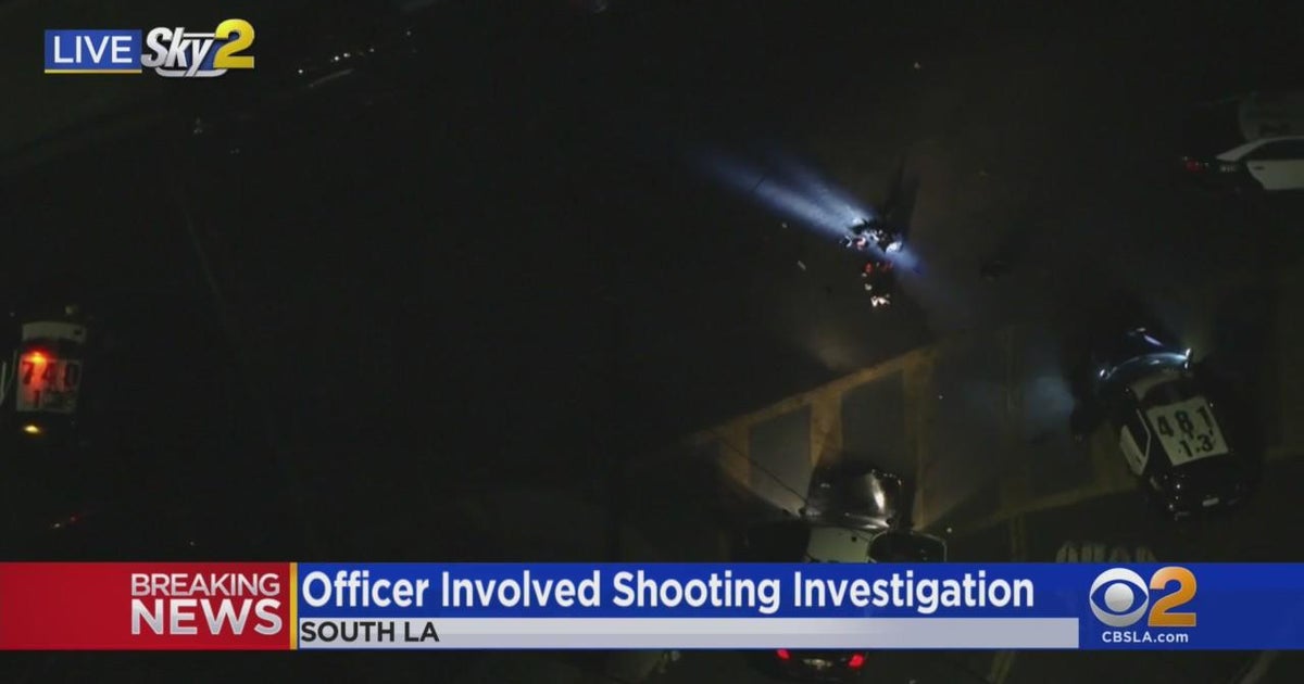Breaking News: Officer involved shooting in South LA - CBS Los Angeles