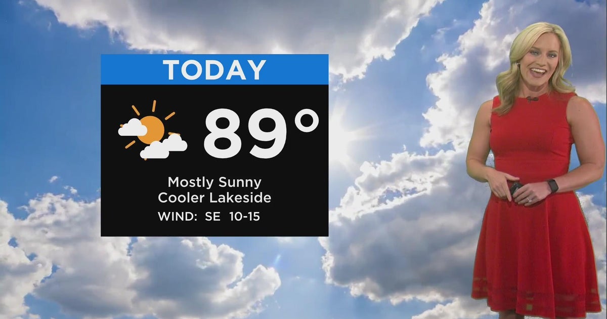 Chicago First Alert Weather: Sunny, highs in the 80s - CBS Chicago