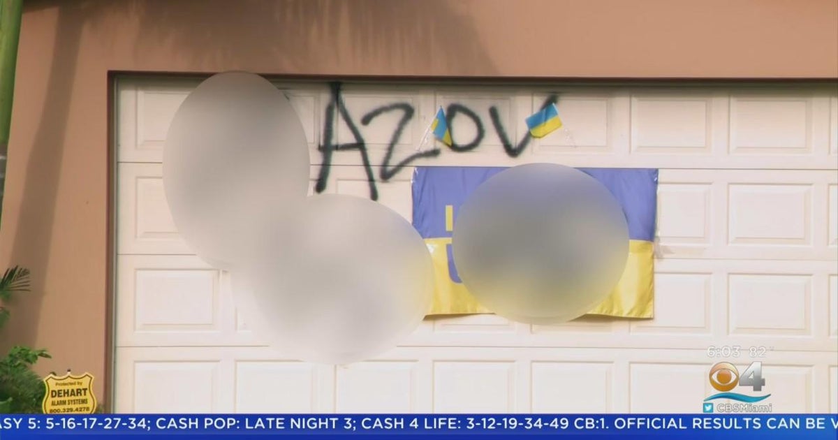 Symbols of hate spray painted on Fort Lauderdale home
