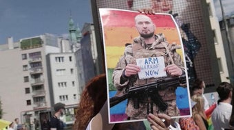 Ukraine's LGBTQ+ community fights for freedom on the frontline 