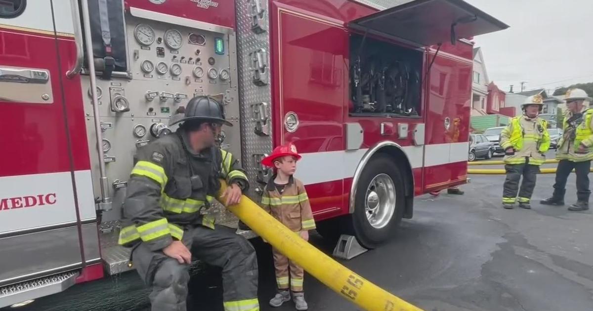 Daly City Fire Department gets its youngest recruit on July 4 CBS San