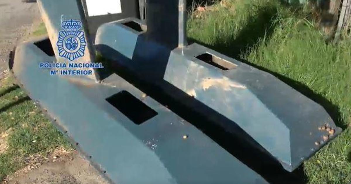 Drug-smuggling "drone submarines" seized for the first time in Spain