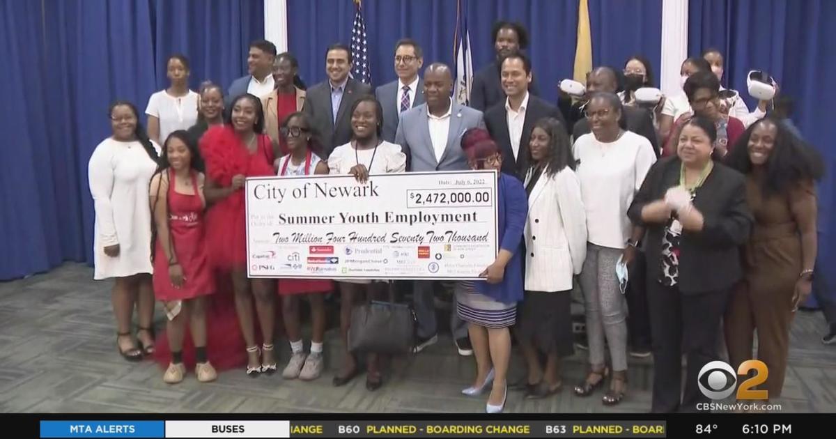 Newark launches summer youth employment program CBS New York